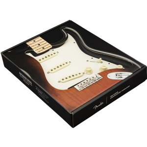 Fender Pre-Wired Strat Pickguard, Custom Shop ′69 SSS Parchment komplet przetwornikw