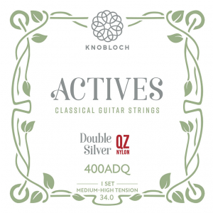 Knobloch 400ADQ ACTIVES Double Silver QZ Nylon Medium-G-High Tension struny do gitary klasycznej