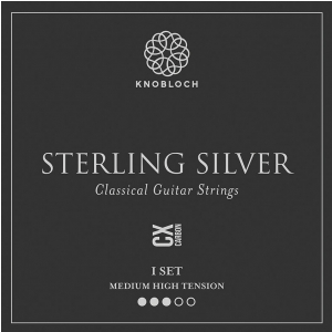Knobloch 400SSC STERLING Silver CX Carbon Medium-High Tension struny do gitary klasycznej
