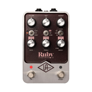 Universal Audio UAFX Ruby 63 Top Boost Amplifier efekt gitarowy