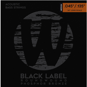 Warwick 36301 LOS 5 Black Label Phosphor Bronze struny do gitary basowej akustycznej 45-135