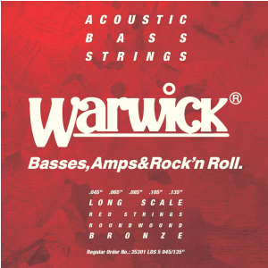 Warwick 35301 LOS 5 Red Label Bronze struny do gitary basowej akustycznej 45-135