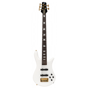 Spector EURO5WHCL gitara basowa Euro Classic 5-Saiter aktiv Solid White Gloss