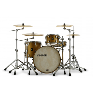 Sonor 16100034 zestaw perkusyjny sq1 320 nm-mh SGM Satin Gold Metallic