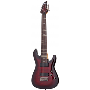 Schecter 3264 Demon 8 Crimson Red Burst gitara elektryczna