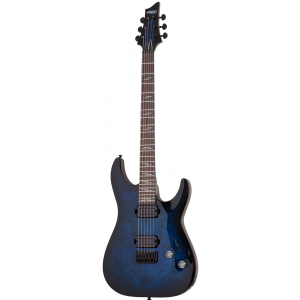 Schecter 2452 Omen Elite 6 See Thru Blue Burst gitara elektryczna