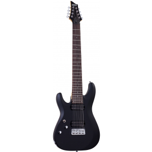 Schecter 442 C-8 Deluxe Satin Black gitara elektryczna leworczna