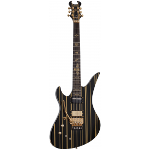 Schecter 1745 Synyster Gates Custom-S Black/Gold gitara elektryczna leworczna