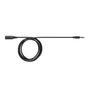 Shure EAC 3BK 3″ kabel 1/8″ TRS M/F czarny, Przeduacz suchawek dousznych (91 cm)