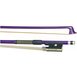 P&H B1526GPU Smyczek do Skrzypiec 1/8  fibrowy brzowy  lila  oryginalny wos koski