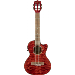 Lanikai Quilted Maple Red CE ukulele tenorowe elektro-akustyczne