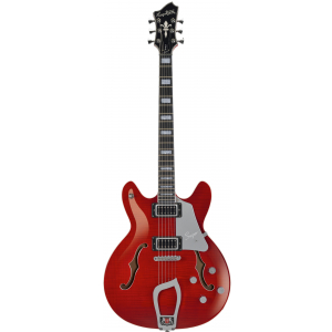 Hagstrom Super Viking Wild Cherry Transparent Flame gitara elektryczna