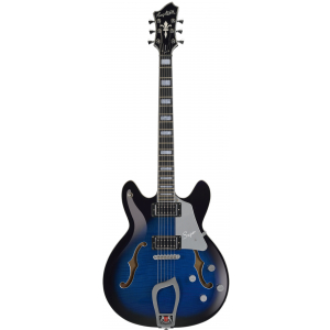 Hagstrom Super Viking Dark Baltic Sea Flame gitara elektryczna