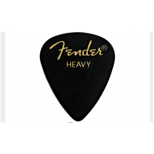 Fender 351 Black Pick heavy kostka gitarowa