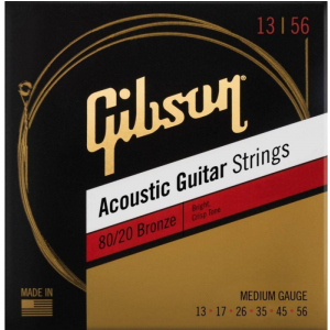 Gibson SAG-BRW13 80/20 Bronze Acoustic Guitar Strings 13-56 struny do gitary akustycznej