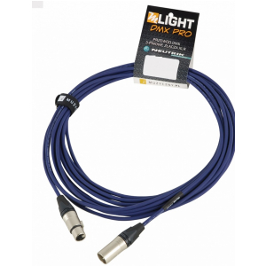 MLight DMX 1 BLACK pair 110 Ohm 1m przewd DMX 3-pin XLR XLR czarny