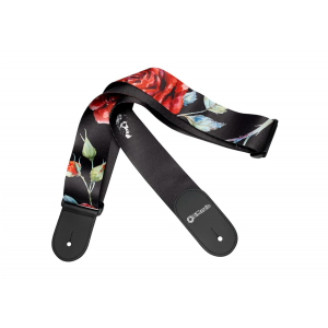 DiMarzio DD 3146 Polyphia Floral Muse Black Standard Strap pasek gitarowy