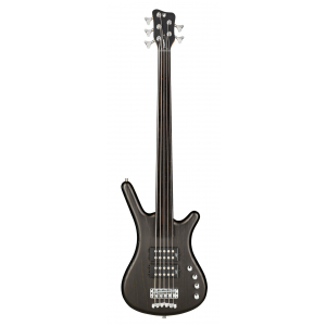 RockBass Corvette $$, 5-String, Fretless - Nirvana Black Transparent Satin gitara basowa