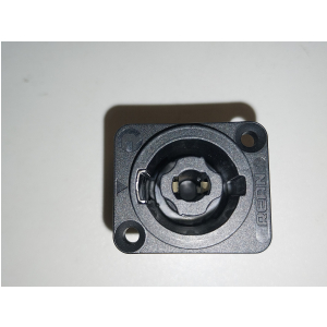 Rean RLS4MPZ - Gniazdo g�o�nikowe montowane z przodu w rozmiarze D, p�askie styki, 4-PIN - WYPRZEDA�