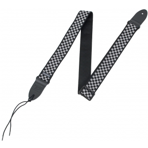Dunlop D38 31BK pasek gitarowy B&W Check