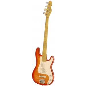 Saint Blues KBB-II/DHS King Blues Bass Darkburst Quilt gitara basowa