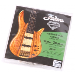 Fodera 40120 Victor Wooten struny do gitary basowej 40-120