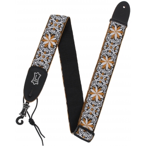 Levy′s Hootenanny Yellow Jacquard pasek gitarowy