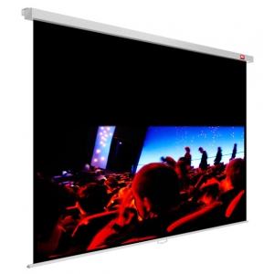 AvTek Cinema Pro 200MG,  ekran rcznie rozwijany, wymiary cm - 200 x 200, obraz cm - 190 x 106,9