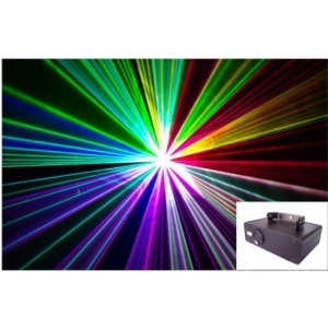 LaserWorld CS-500RGBV DMX laser (czerwony, zielony, niebieski, fiolet)
