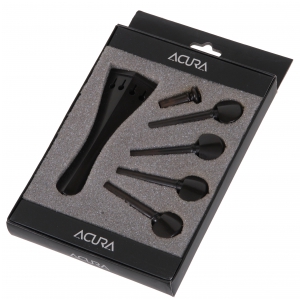 AN Garnitur skrzypcowy 3-cze�ciowy 4/4 a la Hill heban, czarna kulka