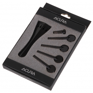 AN Garnitur skrzypcowy 3-cze�ciowy 4/4 a la Hill serduszko heban, czarna kulka