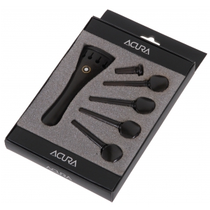 AN Garnitur skrzypcowy 3-cze�ciowy 4/4 a la Schweizer heban, paryskie oczko