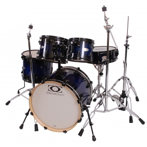 DrumCraft 4-20 Fusion DSB zestaw perkusyjny (Deep Sea Burst) + Roadcase Fusion Set