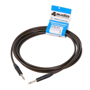 4Audio GT1075 6m przewód gitarowy Jack Jack czarne złącza