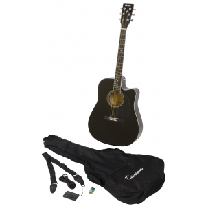 Tenson D1 CE gitara elektroakustyczna (player pack) czarna