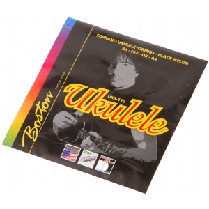 Boston UKS 110 struny ukulele czarny nylon