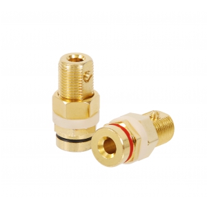 4Audio gniazda bananowe tablicowe na wtyk 4mm, para
