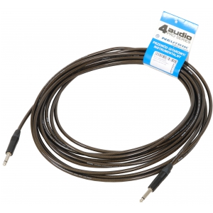 4Audio GT1075 10m przewód gitarowy Jack Jack czarne złącza