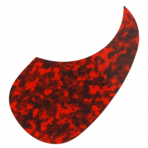 Boston AG 100 RR pickguard, łza tiger red