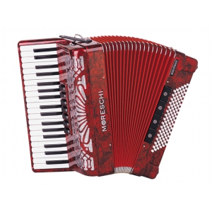 Moreschi ST 396  37/3/7 96/5/4 akordeon (czerwony)