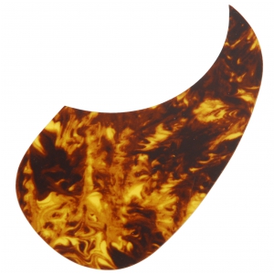 Boston AG 100 MY pickguard, łza marble yellow