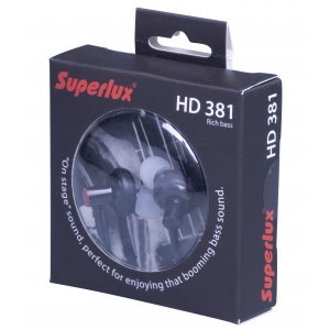 Superlux HD 381 słuchawki monitorowe douszne