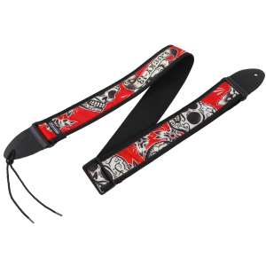 Dunlop D38 37TS pasek gitarowy Tres Skulls