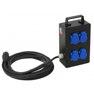 PCE WE16/3+10M (3x2,5mm) stagebox sceniczny zasilania 230V, 10m