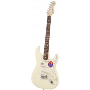 Fender Jeff Beck Stratocaster RW Olympic White gitara  (...)