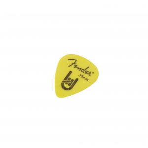 Fender 351 Shape Rock On 0.73 yellow kostka gitarowa