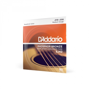 D′Addario EJ42 struny do gitary rezofonicznej Phosphor Bronze 16-56
