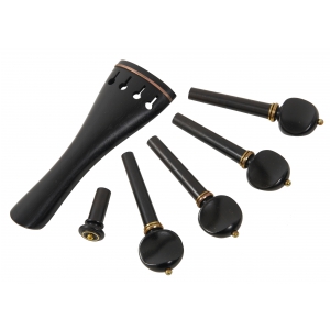 AN Garnitur skrzypcowy 3-cze�ciowy 4/4 a la Hill heban, z�oty pro�ek