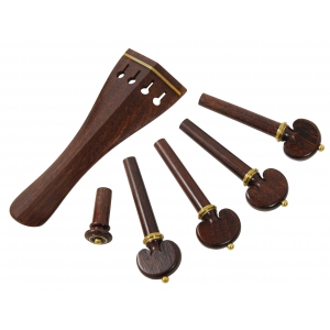 AN Garnitur skrzypcowy 3-cze�ciowy 4/4 a la Hill serduszko palisander, z�oty pro�ek