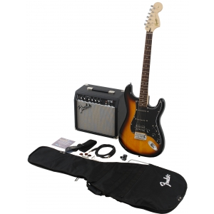 Fender Squier Affinity Stratocaster HSS BSB gitara elektryczna, zestaw (wzmacniacz 15W, pokrowiec, akcesoria)